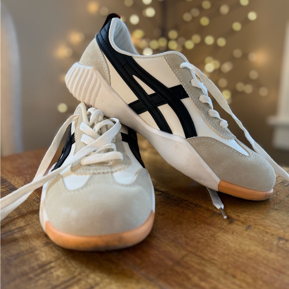 De Florence leather Black and white Athletic Sneakers - Picture 5 of 7